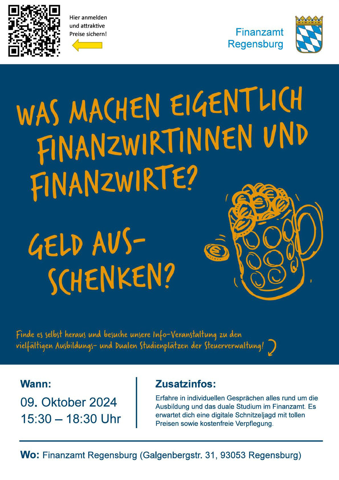  Flyer Infoveranstaltung Finanzamt Regensburg