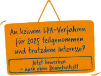 Banner - noch bis zum 14. Juni für 2024 bewerben - auch ohne Beamtentest!
